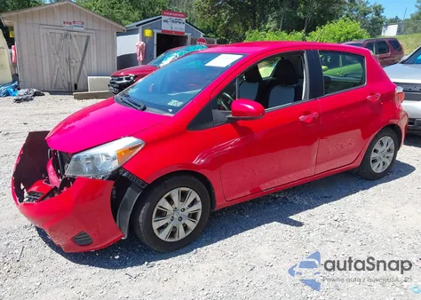 2012 Toyota Yaris Le из США, поврежденный, VIN JTDKTUD33CD527975